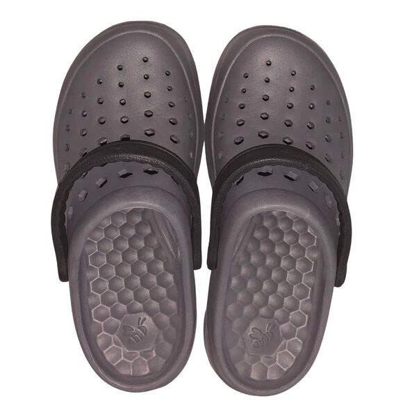 Joybees Kid's Dylan Slip-on Clogs Water Shoes Grey Kid's size 3 - Picture 2 of 9